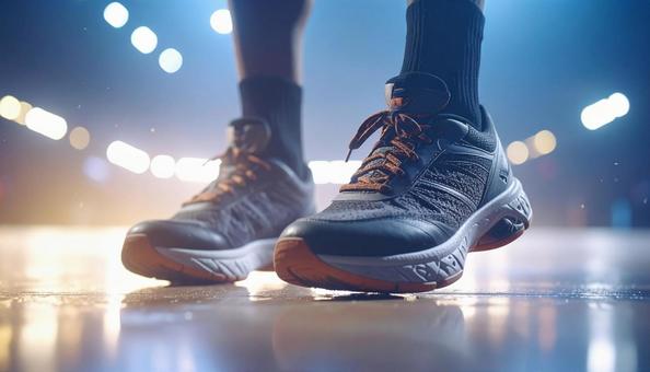 バスケットシューズ バスケットシューズの写真