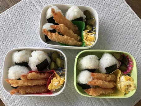 お弁当 お弁当 お弁当,エビフライ,ランチの写真素材