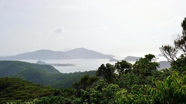 Photo, টাকায়ুকিয়ামা মানমন্দিরে, সমুদ্র, দ্বীপ, 