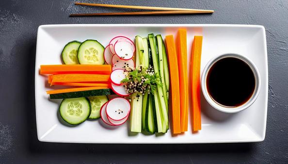 野菜スティック 野菜スティックの写真