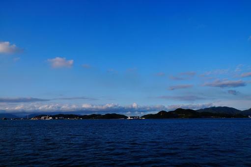 Photo, sea, evening, park, 