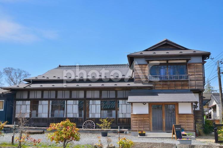 宮城県富谷市　古民家カフェ 富谷市,古民家,古民家カフェの写真素材
