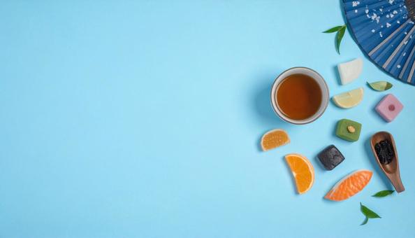 涼しげなお茶時間 ティータイム 涼しげなお茶時間 ティータイムの写真