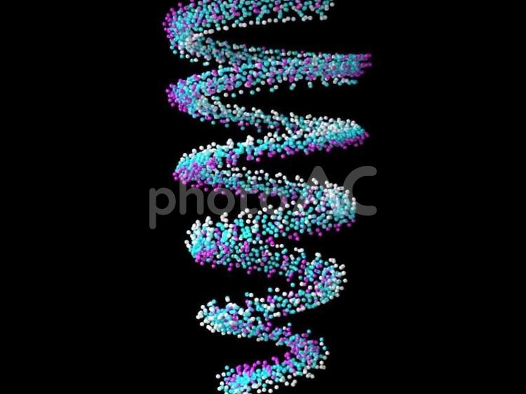 量子の竜巻構造の挙動シミュレート ナノテクノロジー,分子モデル,3dモデルの写真素材