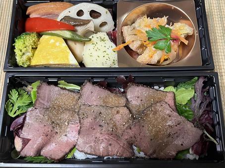 お弁当 お弁当 弁当,テイクアウト,焼肉弁当の写真素材
