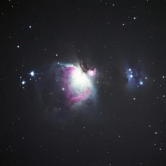 M42　オリオン大星雲　NGC1976 宇宙,天体,メシエ天体の写真素材