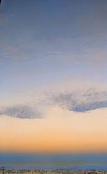 やわらかい夕焼け やわらかい夕焼けの写真