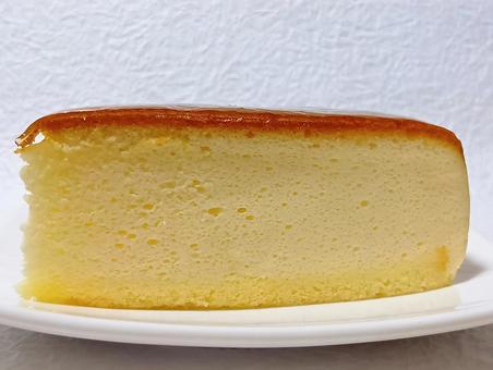 スフレチーズケーキ スフレチーズケーキ,チーズケーキ,スイーツの写真素材