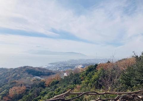 自然と雲の写真