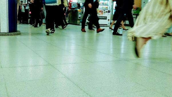 都会の雑踏 都会の雑踏 都会の雑踏,雑踏イメージ,横断歩道の写真素材