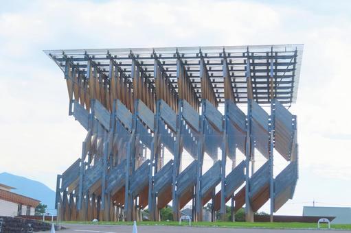 【岡山県】グリーナブルヒルゼン 【岡山県】グリーナブルヒルゼン 大山,真庭市,晴れの写真素材