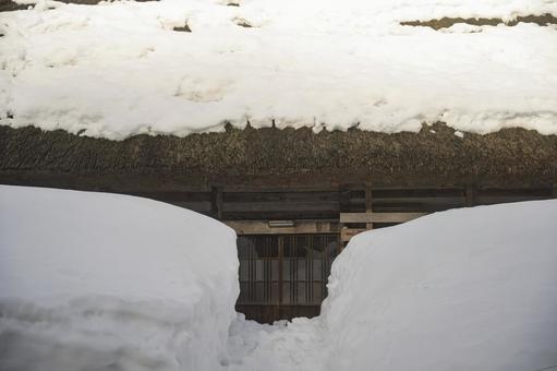冬の白川郷 冬の白川郷 冬の白川郷,雪,白川郷の写真素材