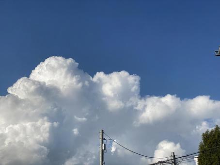 入道雲 雲,夏,季語の写真素材