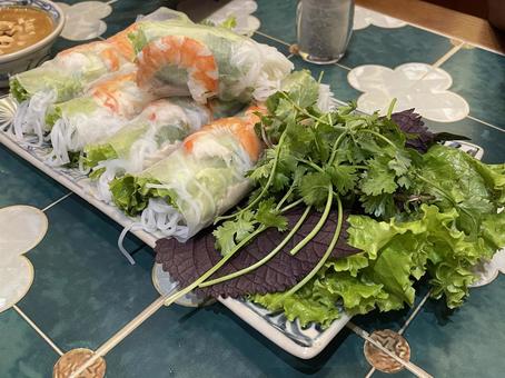 ベトナム料理 生春巻き ゴイクオン ベトナム料理 生春巻き ゴイクオン ベトナム料理,生春巻き,ゴイクオンの写真素材