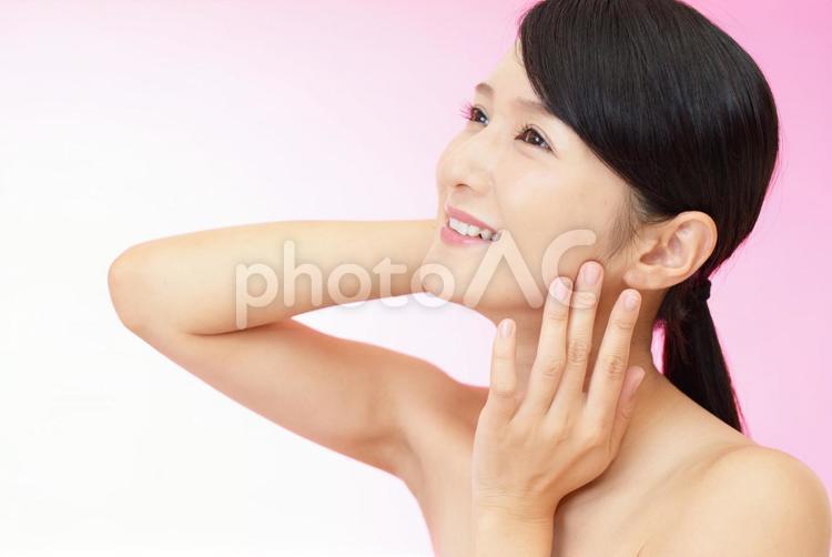 美容　スキンケアイメージ 美容,女性,人物の写真素材