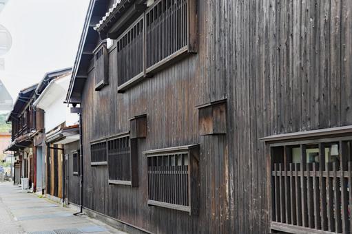 倉吉 白壁土蔵群1 倉吉 白壁土蔵群1 白壁土蔵群,倉吉市,鳥取県の写真素材