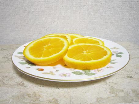 orange, yellow, fruits, dish, JPG