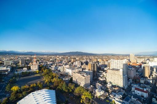 高崎市役所の展望室からの眺め３ 高崎市,市役所,展望の写真素材