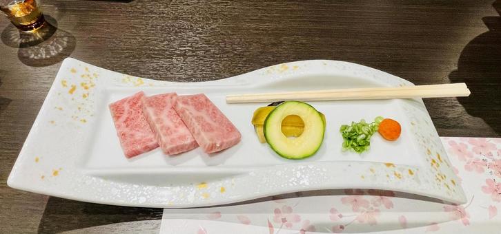 肉と野菜 肉と野菜の写真