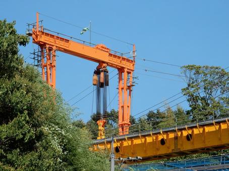 【工事写真】道路建設現場 【工事写真】道路建設現場 道路,橋梁,架設の写真素材