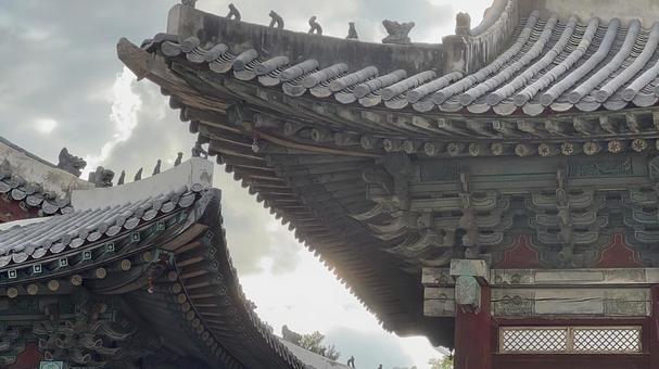 韓国　昌徳宮　儒教建築 韓国,観光,王宮の写真素材
