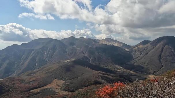 大船山周辺 大船山周辺 大船山頂,登山,景色の写真素材