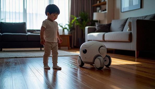 二足歩行のロボット 二足歩行のロボットの写真