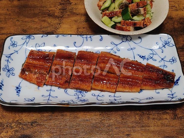 うなぎの蒲焼き うなぎ,蒲焼き,川魚の写真素材
