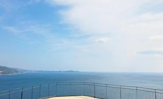 青空と海 青,海,空の写真素材