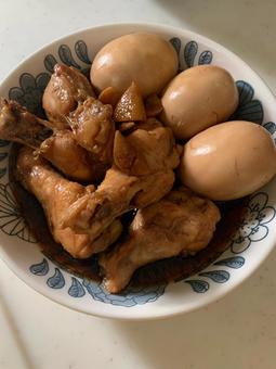 鶏手羽元の煮物 鶏手羽元の煮物 手羽元煮,鶏手羽元,煮物の写真素材