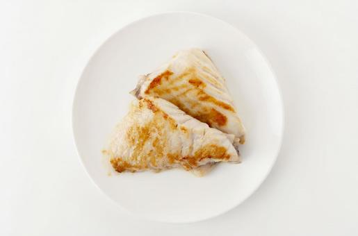 マグロのハラミのソテー マグロのハラミのソテー,マグロのハラミ,ハラミの写真素材