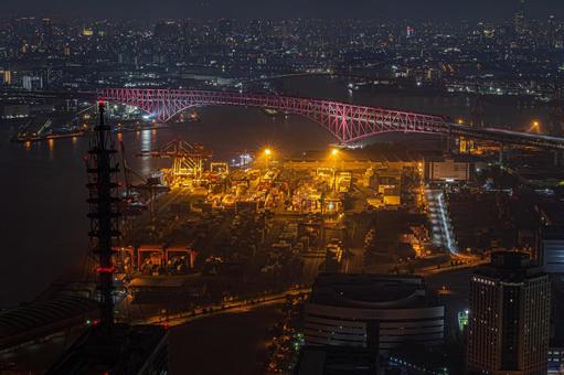 都市夜景 都市夜景の写真