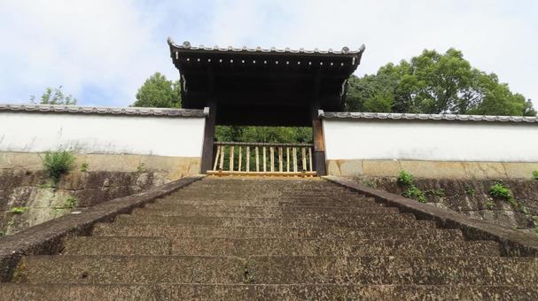 隨念寺 松平清康の墓への石段 隨念寺 松平清康の墓への石段の写真