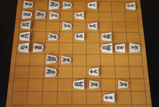 第66期王位戦第6局投了棋譜の盤面 第66期王位戦第6局投了棋譜の盤面 王位戦第6局,投了棋譜,盤面の写真素材