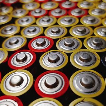 電池 電池,生産,大量の写真素材