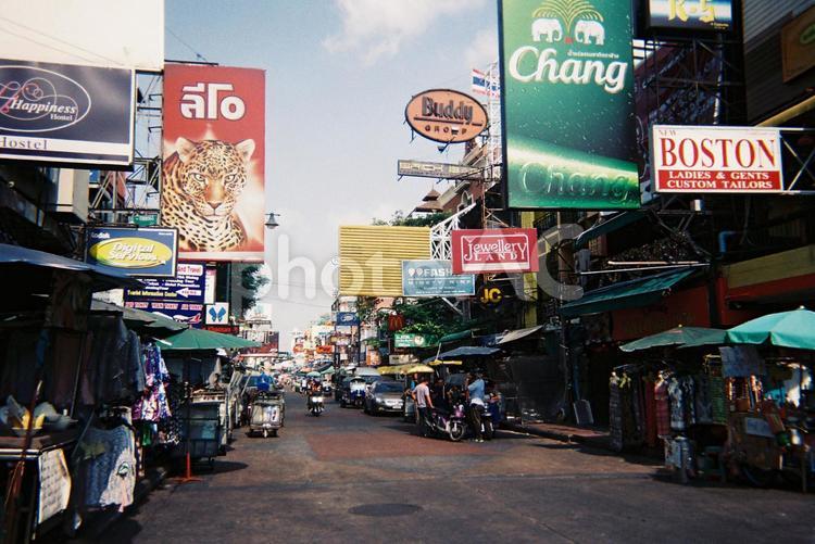 タイの街並み タイ,街,フィルムの写真素材