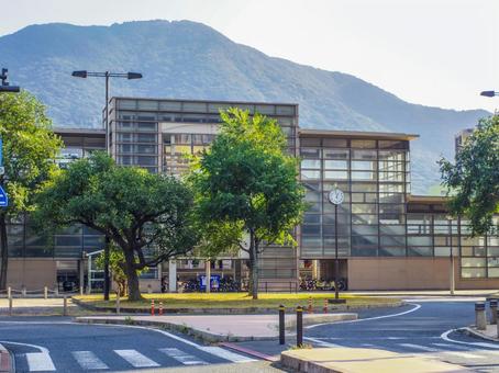 【福岡県】北九州市・門司駅 門司駅,北九州市,駅の写真素材