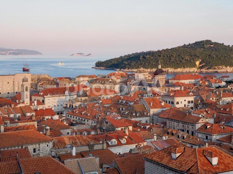 ドゥブロヴニクの旧市街 クロアチア,ドゥブロブニク,旧市街の写真素材