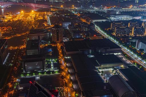 都市夜景 都市夜景 都市夜景,夜景,夜の写真素材