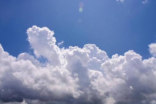 夏の空 38 夏の空 38 入道雲,夏空,夏休みの写真素材