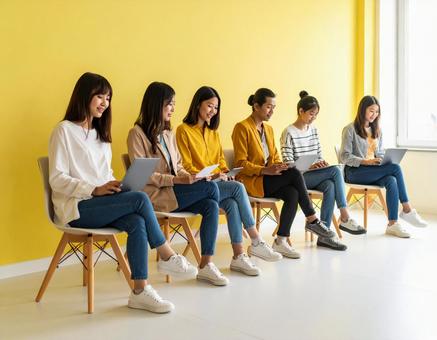 グループワークでアイデアを出そう グループワークでアイデアを出そうの写真