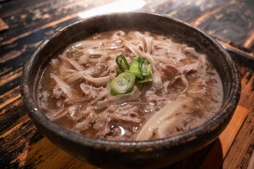 肉うどん 肉うどん 肉うどん,うどん,饂飩の写真素材