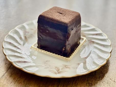 チョコケーキ チョコレート,チョコケーキ,ムースの写真素材