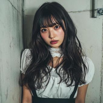 ロングヘア美人01 ロングヘア美人01の写真