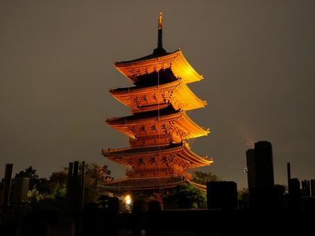 池上本門寺 五重塔 池上本門寺 五重塔 本門寺,池上本門寺,東京の写真素材