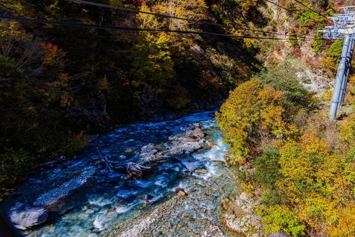 新潟県 苗場ドラゴンドラからの秋景色 新潟県 苗場ドラゴンドラからの秋景色 紅葉,秋,苗場ドラゴンドラの写真素材