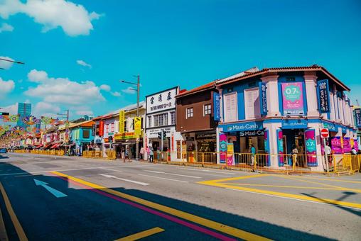 【シンガポール】リトルインディア singapore,シンガポール,リトルインディアの写真素材