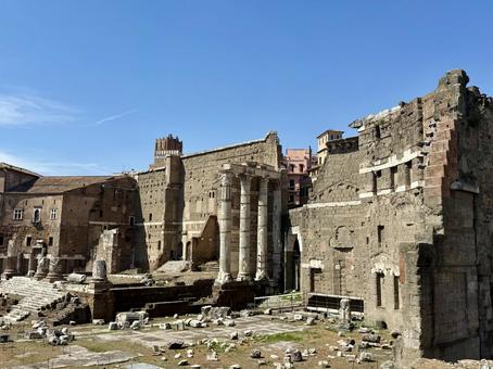 フォロ・ロマーノ フォロ・ロマーノ イタリア,建築物,古いの写真素材