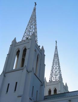カトリック布池教会　大聖堂 カトリック布池教会,布池カトリック教会,教会の写真素材