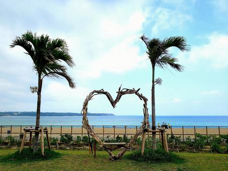 Photo, okinawa, japón, vacía, 